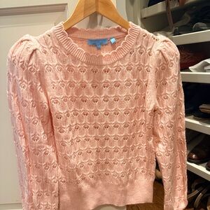 Draper James Blush Pink Knit Sweater